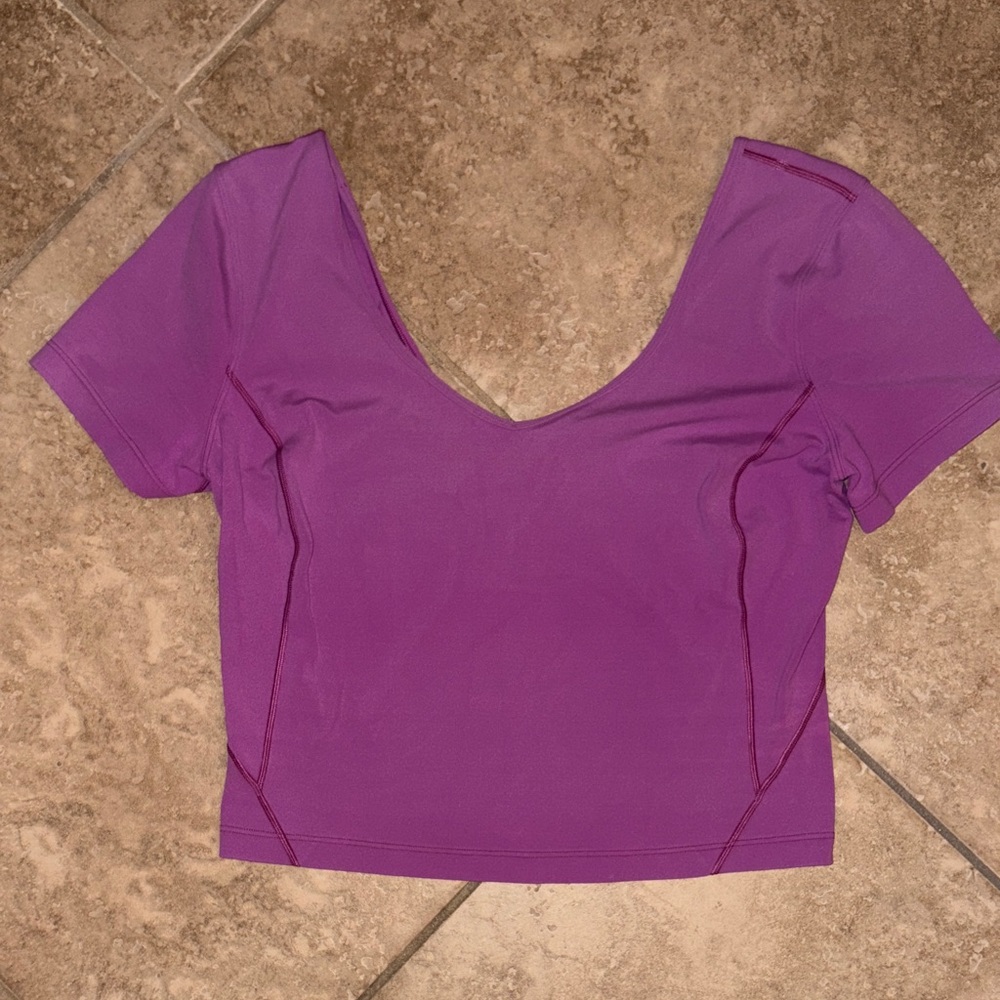 lululemon athletica Purple Crop Top